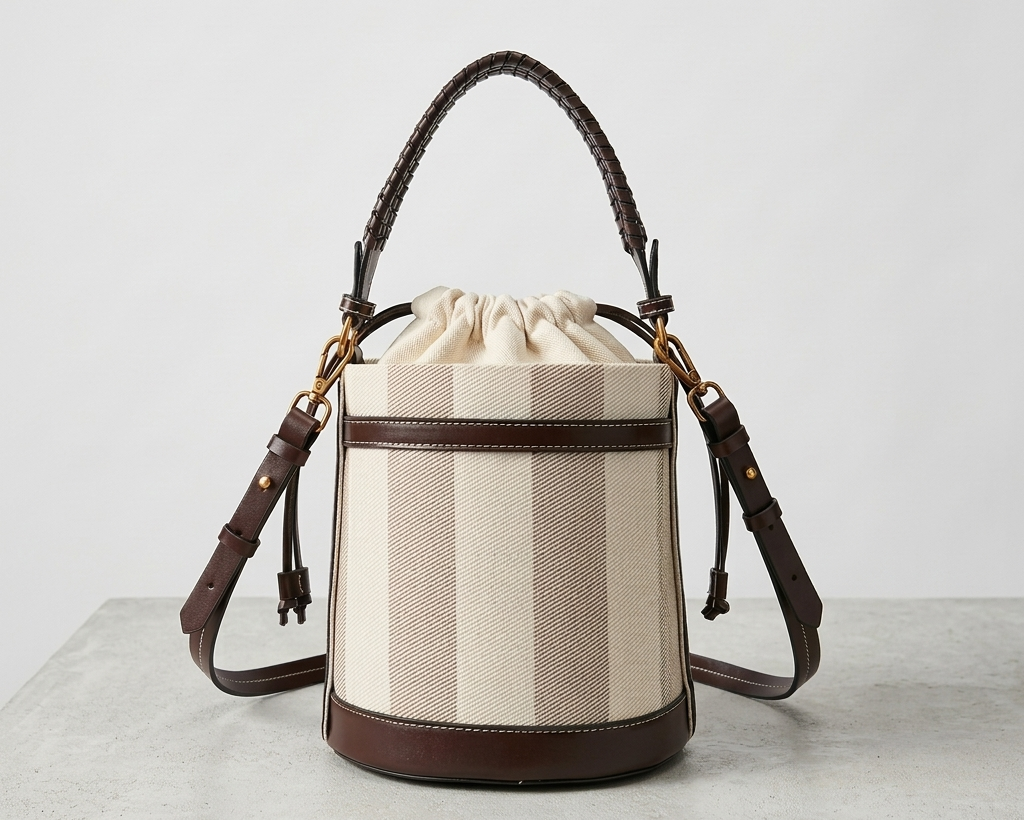 The Atelier Bag - Signature Stripe Canvas